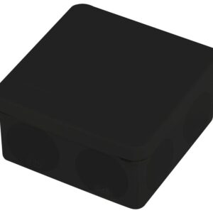 Распаячная коробка ЭРА KOR-80-80-40-9g-2MP-B двухкомпонентная HF стойкая к УФ 80х80х40мм черная прямой монтаж IP67 купить оптом недорого