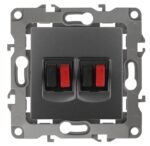 12-3112-12 ЭРА Розетка аудио двойная