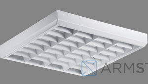 WRS/S Светильники с белой экранирующей решеткой купить оптом недорого