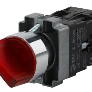 Переключатель ЭРА BSW90-BK-2-K04E LAY5-BK2465 2 положения красный купить оптом недорого