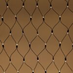 Гирлянда ЭРА ERAPS-SKW2 светодиодная новогодняя сеть 2x3 м тёплый белый свет 300 LED черный каучук купить оптом недорого