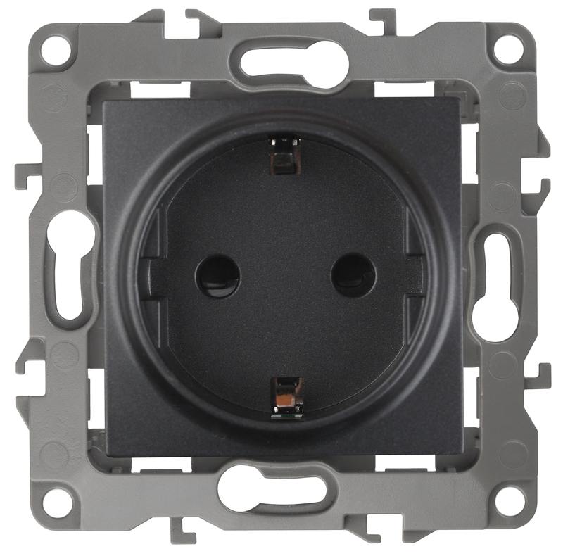 12-2101-05 ЭРА Розетка 2P+E Schuko 12-2101-05 ЭРА Розетка 2P+E Schuko