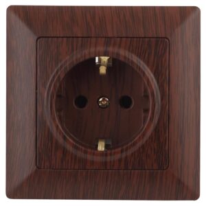 Розетка Intro Solo 4-202-10 с заземлением 2P+E Schuko