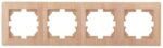 Рамка для розеток и выключателей Intro Solo 4-504-11 на 4 поста