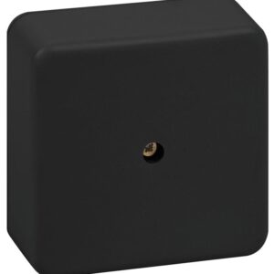 Распаячная коробка ЭРА BS-B-50-50-20 50х50х20мм без клеммы черная IP40 купить оптом недорого