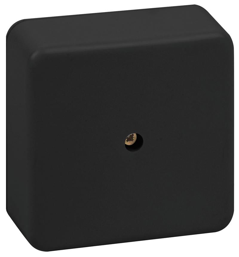 Распаячная коробка ЭРА BS-B-50-50-20 50х50х20мм без клеммы черная IP40 оптом купить хорошая цена Распаячная коробка ЭРА BS-B-50-50-20 50х50х20мм без клеммы черная IP40 купить оптом недорого