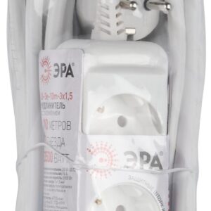 5 с заземлением 3 розетки 10м ПВС 3x1