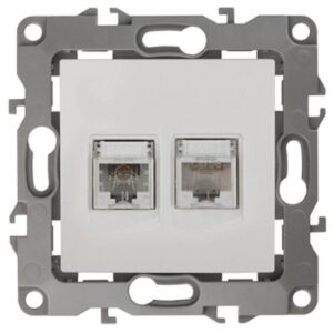12-3109-02 ЭРА Розетка комбинированная RJ45+RJ11