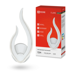 Светильник светодиодный ELEGANT FLAME 15Вт 230В 3000-6500K 1200Лм STEP COLOR белый IN HOME купить оптом недорого