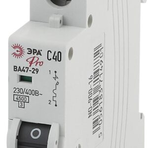 Автоматический выключатель ЭРА PRO NO-900-16 ВА47-29 1P 40А кривая C 4
