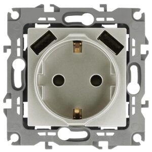 12-4109-15 ЭРА Розетка 2P+E 16A-250В