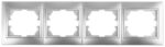 Рамка для розеток и выключателей Intro Plano 1-504-03 на 4 поста горизонтальная