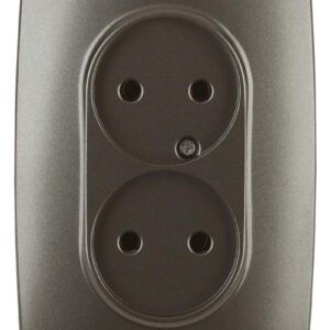 12-2107-13 ЭРА Розетка 2X2P