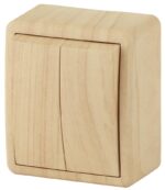 11-1204-11 ЭРА Выключатель двойной