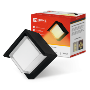 Светильник уличный светодиодный ДБУ ROMB-12B 12Вт 3000К IP65 черный IN HOME купить оптом недорого