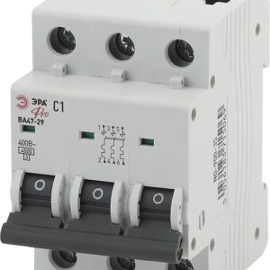 Автоматический выключатель ЭРА PRO NO-900-35 ВА47-29 3P 1А кривая C 4