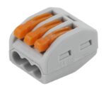 Клемма ЭРА серия 413 с рычагом 3 отверстия 0.08-2.5мм2 упаковка 2 шт. купить оптом недорого