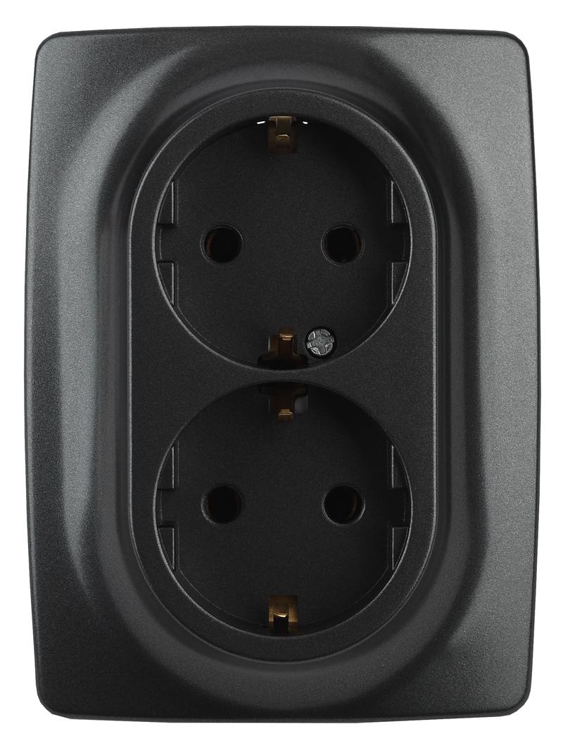 12-2108-05 ЭРА Розетка 2X2P+E Schuko со шторками 12-2108-05 ЭРА Розетка 2X2P+E Schuko со шторками