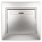 Выключатель Intro Plano 1-102-03 одноклавишный с подсветкой