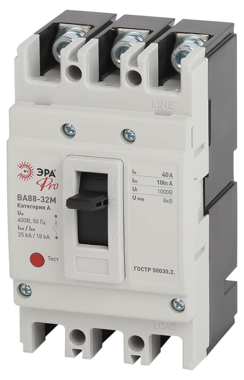 Автоматический выключатель ВА88-32М ЭРА PRO SVA10-3-0040-E 3Р 40А 25кА оптом купить хорошая цена Автоматический выключатель ВА88-32М ЭРА PRO SVA10-3-0040-E 3Р 40А 25кА купить оптом недорого