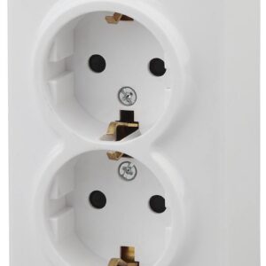 11А-2206-01 ЭРА Розетка 2х2P+E Schuko со шторками