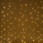 Светодиодная новогодняя гирлянда Intro Holiday INZR-01 занавес 3*3 м теплый белый 240 microled USB купить оптом недорого