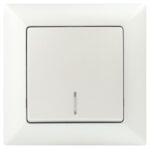 Выключатель Intro Solo 4-102-06 одноклавишный с подсветкой