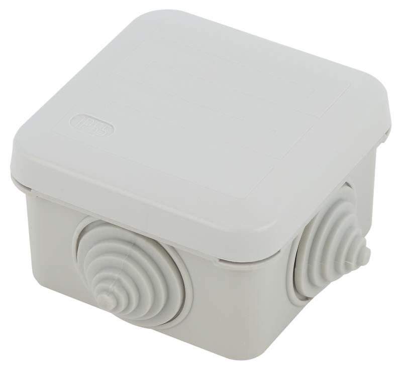 Распаячная коробка ЭРА KORz-70-70-40-4gv открытой установки 70х70х40мм защелк крышка 4 вставл сальника IP55 оптом купить хорошая цена Распаячная коробка ЭРА KORz-70-70-40-4gv открытой установки 70х70х40мм защелк крышка 4 вставл сальника IP55 купить оптом недорого