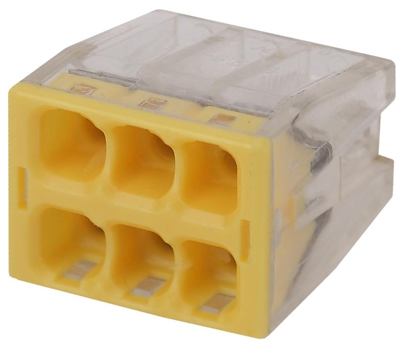 Клемма ЭРА компактная серия 206 6 отверстий 0.5-2.5 мм2 упаковка 50 шт. оптом купить хорошая цена Клемма ЭРА компактная серия 206 6 отверстий 0.5-2.5 мм2 упаковка 50 шт. купить оптом недорого