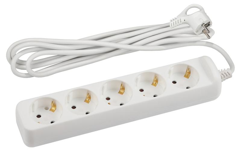 Удлинитель электрический ЭРА U-5e-5m-3x1 Удлинитель электрический ЭРА U-5e-5m-3x1