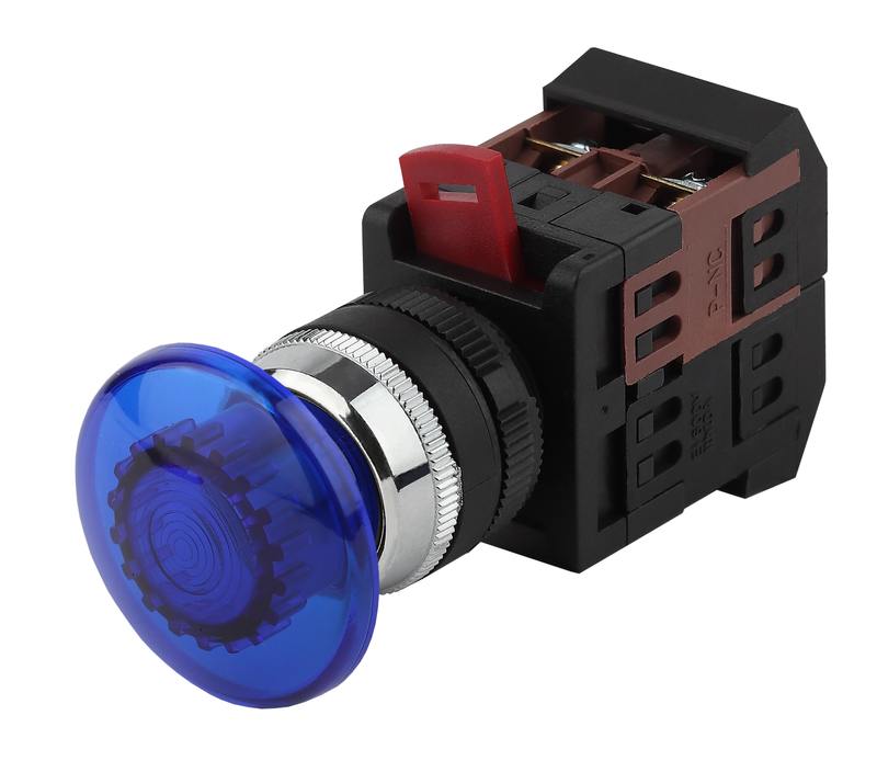 Кнопка ЭРА BBG30-AEA-K07E AEА-22 Грибок синий d22мм 1з+1р оптом купить хорошая цена Кнопка ЭРА BBG30-AEA-K07E AEА-22 Грибок синий d22мм 1з+1р купить оптом недорого