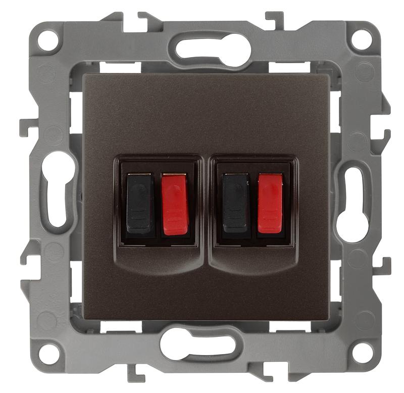 12-3112-13 ЭРА Розетка аудио двойная 12-3112-13 ЭРА Розетка аудио двойная