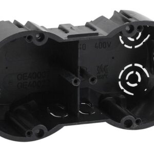 Коробка установочная ЭРА KUT-2-70-45 черная 2х местная 141х70х45мм для твердых стен саморезы IP20 купить оптом недорого