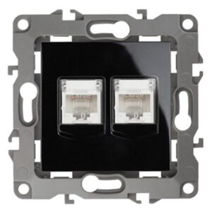 12-3108-06 ЭРА Розетка информационная двойная 2XRJ45