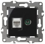 12-3110-06 ЭРА Розетка комбинированная RJ45+TV
