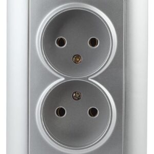 Розетка Intro Solo 4-204-03 без заземления двойная 2х2P