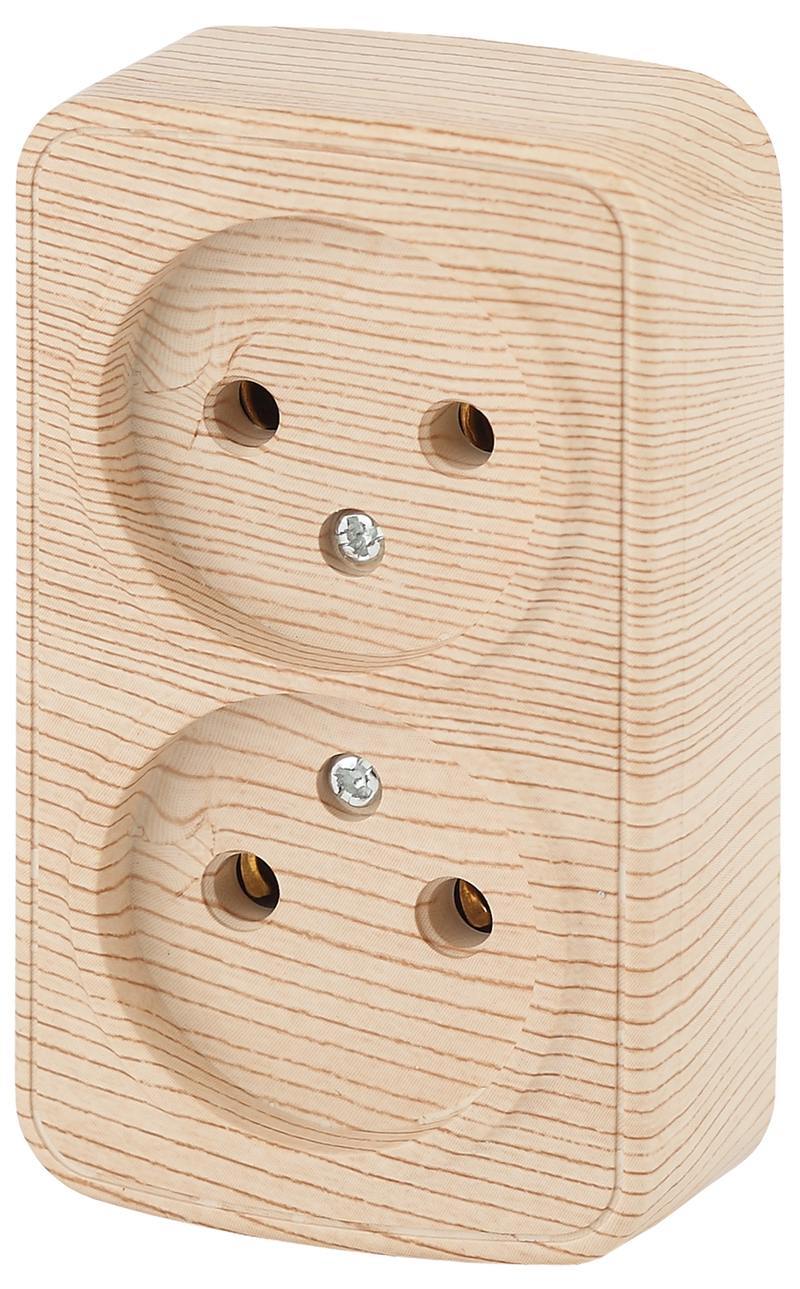 3-203-11 Intro Розетка 2х2P 3-203-11 Intro Розетка 2х2P