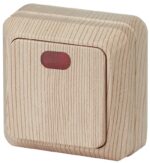 Выключатель Intro Quadro 2-102-11 одноклавишный с подсветкой