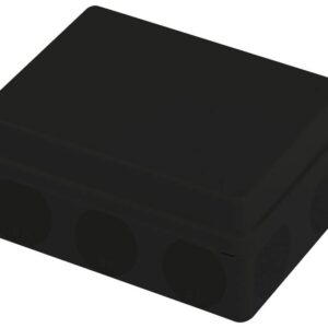 Распаячная коробка ЭРА KOR-150-110-70-11g-2MP-B двухкомпонентная HF стойкая к УФ 150х110х70мм черная прямой монтаж IP67 купить оптом недорого
