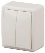 11-1204-02 ЭРА Выключатель двойной