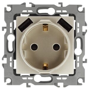 12-4109-04 ЭРА Розетка 2P+E 16A-250В