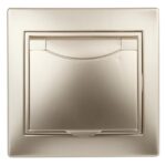 1-203-04 Intro Розетка 2P+E Schuko с крышкой