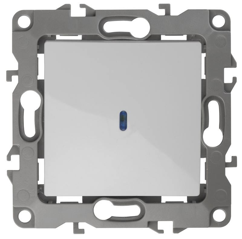 12-1102-01 ЭРА Выключатель с подсветкой 12-1102-01 ЭРА Выключатель с подсветкой