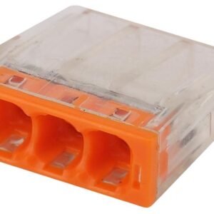 Клемма ЭРА компактная серия 203 3 отверстия 0.5-2.5 мм2 упаковка 100 шт. купить оптом недорого