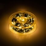 Светодиодная новогодняя гирлянда ЭРА ENIN-1000G нить теплый свет 100 м 1000 microLED IP44 220В купить оптом недорого