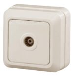 Розетка Intro Quadro 2-301-02 TV одиночная