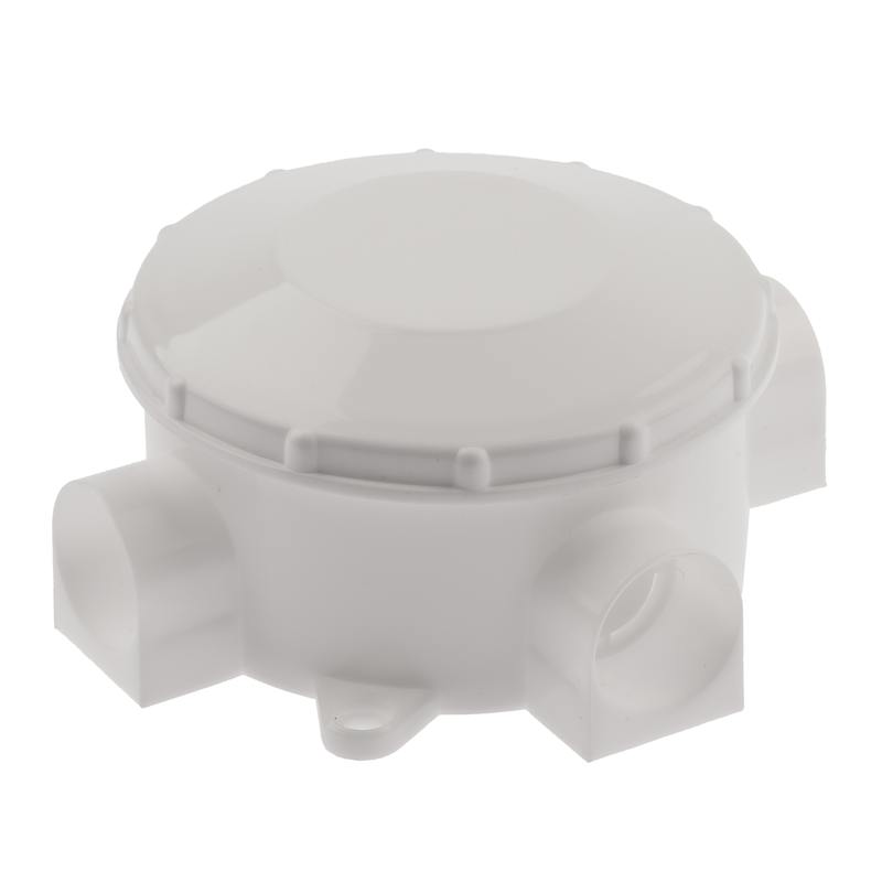 Распаячная коробка ЭРА KOR-70-35-3-w открытой установки трехрожковая белая IP42 оптом купить хорошая цена Распаячная коробка ЭРА KOR-70-35-3-w открытой установки трехрожковая белая IP42 купить оптом недорого