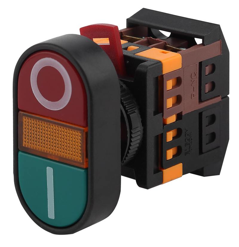 Кнопка ЭРА BBD10-APBB-K51E APВВ-22N I-O d22мм неон 240В 1з+1р оптом купить хорошая цена Кнопка ЭРА BBD10-APBB-K51E APВВ-22N I-O d22мм неон 240В 1з+1р купить оптом недорого