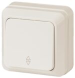 Переключатель Intro Quadro 2-103-02 одноклавишный 10А-250В