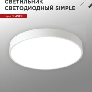 Светильник светодиодный SCANDY SIMPLE-5040W 50Вт 230В 4000К 4000Лм 300х50мм белый IN HOME купить оптом недорого